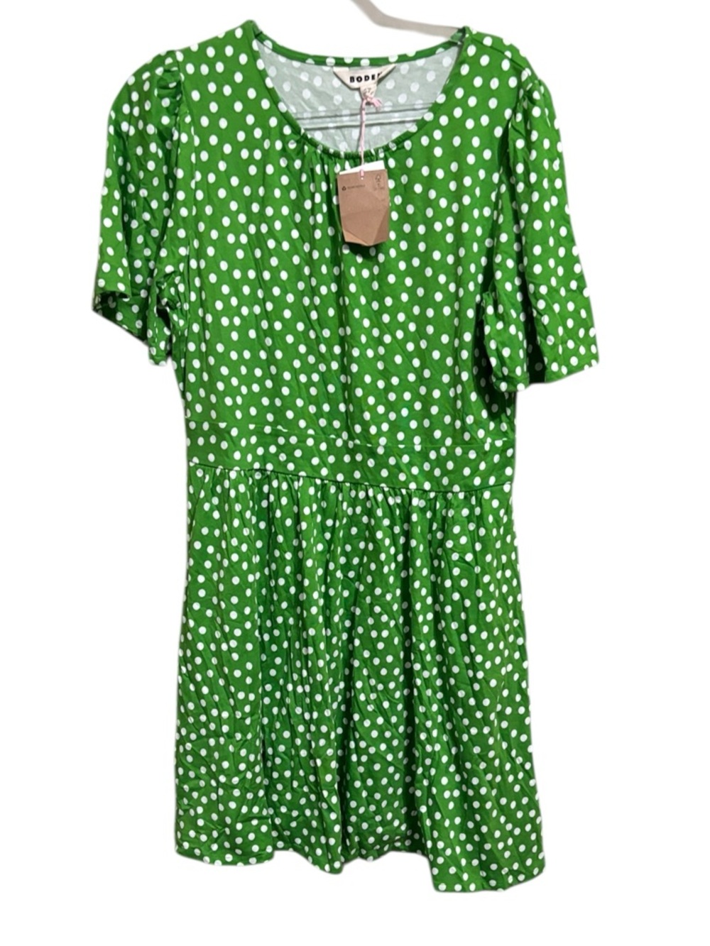 New Boden Sz 8P Green Louisa Short Jersey Dress - Picture 4 of 6